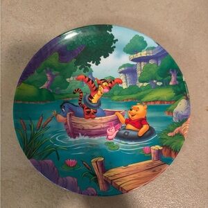 Disney Winnie the Pooh And Friends Melamine Kid's Plate Zak Designs 8
Inches